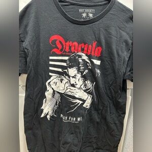 Riot Society Dracula “Pray for me” Men’s Large T-Shirt